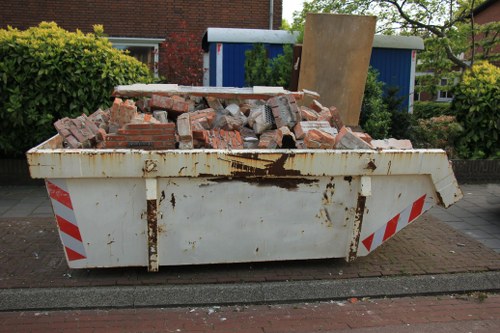 Central London residents disposing of old furniture