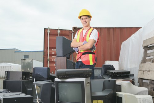 Smart waste management technology in use